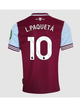 West Ham United Lucas Paqueta #10 Replika Hemmakläder 2024-25 Kortärmad